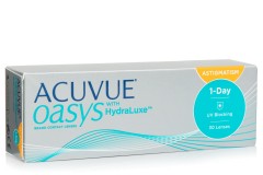 Acuvue Oasys 1-Day with HydraLuxe for Astigmatism (30 leća)