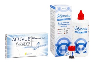 Acuvue Oasys (6 leća) + Oxynate Peroxide 380 ml s kutijicom