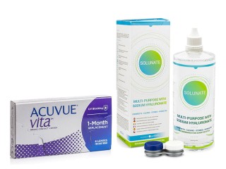 Acuvue Vita (6 leća) + Solunate Multi-Purpose 400 ml s kutijicom