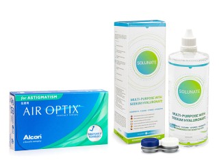 Air Optix for Astigmatism (6 leća) + Solunate Multi-Purpose 400 ml s kutijicom