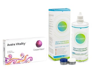 Avaira Vitality (6 leća) + Solunate Multi-Purpose 400 ml s kutijicom