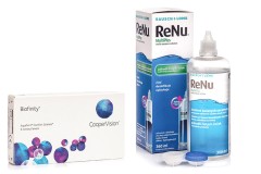Biofinity (6 leća) + ReNu MultiPlus 360 ml s kutijicom