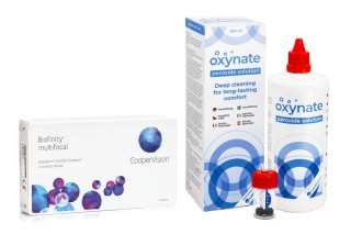 Biofinity Multifocal (3 leće) + Oxynate Peroxide 380 ml s kutijicom