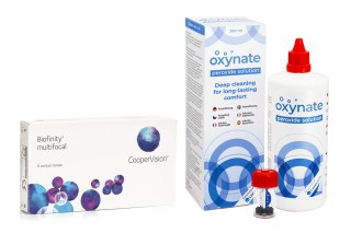Biofinity Multifocal (6 leća) + Oxynate Peroxide 380 ml s kutijicom