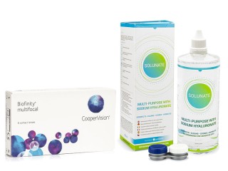 Biofinity Multifocal (6 leća) + Solunate Multi-Purpose 400 ml s kutijicom