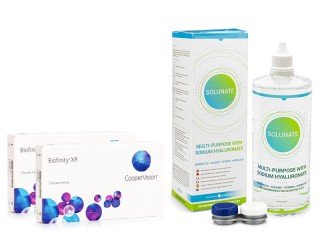Biofinity XR (6 leća) + Solunate Multi-Purpose 400 ml s kutijicom