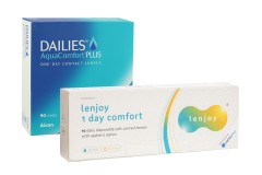 DAILIES AquaComfort Plus (90 leća) + Lenjoy 1 Day Comfort (10 leća)