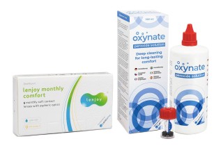 Lenjoy Monthly Comfort (6 leća) + Oxynate Peroxide 380 ml s kutijicom