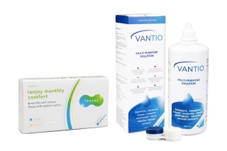 Lenjoy Monthly Comfort (6 leća) + Vantio Multi-Purpose 360 ml s kutijicom
