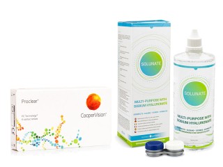Proclear Compatibles Sphere (6 leća) + Solunate Multi-Purpose 400 ml s kutijicom