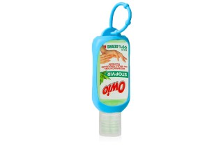 Silikonski držač + dezinfekcijski gel za ruke Owio 50 ml