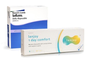 SofLens Daily Disposable (90 leća) + Lenjoy 1 Day Comfort (10 leća)