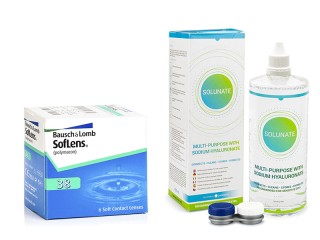 SofLens 38 (6 leća) + Solunate Multi-Purpose 400 ml s kutijicom