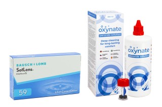 SofLens 59 (6 leća) + Oxynate Peroxide 380 ml s kutijicom